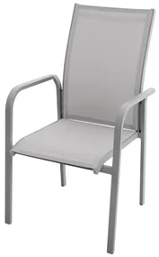 Doppler EXPERT PLUS AVERSA TEAK - záhradná 6-dielna hliníková jedálenská súprava - Rozbalený tovar (N536)
