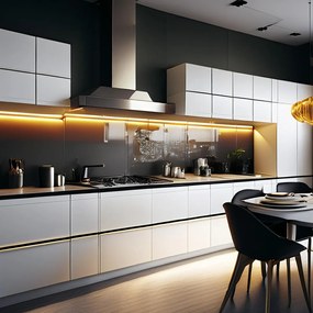 LED svietidlo Vito, 1x LED 8w, 4000k, w, (60 cm), vypínač