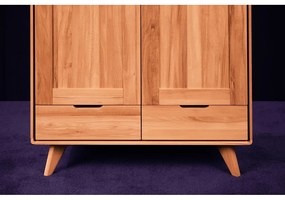 Šatníková skriňa z bukového dreva 90x180 cm Greg - The Beds