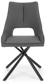 Dizajnová stolička Cretto sivá