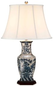 Elstead MODRÁ-HEX-TL - Stolná lampa MODRÁ HEX 1xE27/60W/230V