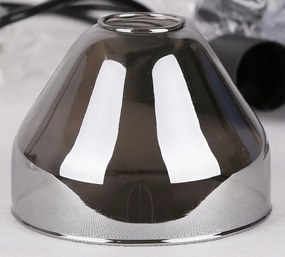 Candellux Čierno-zlatý závesný luster Gregory pre žiarovku 3x E14 33-79008