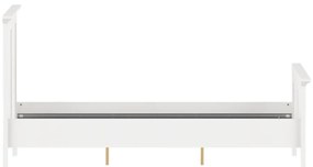 Biela dvojlôžková posteľ 140x200 cm Paris – Tvilum