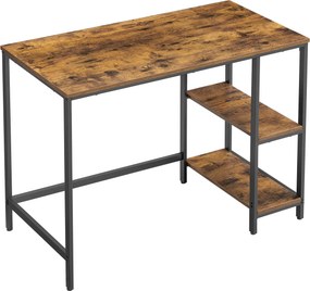 XXXLutz PÍSACÍ STÔL, hnedá, čierna, 100/50/75 cm Boxxx - Online Only kancelárie - 002543006912
