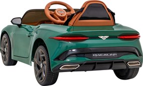 Ramiz Bentley Bacalar batériové auto pre deti Zelené + diaľkové ovládanie + EVA + pomalý štart + LED Audio
