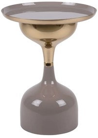 Kovový okrúhly odkladací stolík ø 41 cm Ivy – Leitmotiv