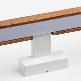 Brilagi-LED Kúpeľňové osvetlenie zrkadla WOODY MIRROR LED/15W/230V IP44 dub/biela