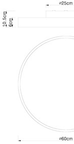 Globo 41744-48S - LED Stmievateľné stropné svietidlo WISS LED/48W/230V + DO