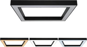 LED stropné svietidlo LED/130W/230V 3000/4000/6500K 100x100 cm čierne