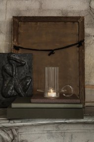 Sklenený svietnik Luce Candle Holder – číry