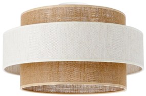 Stropné svietidlo BOHO 1xE27/60W/230V pr. 40 cm krémová/juta