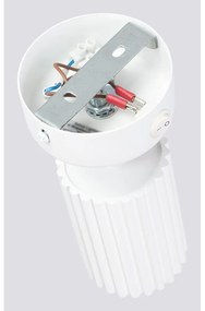 Biele bodové svietidlo 8x16 cm Gleam – Sollux