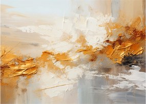 Sklenený obraz - Zlatá textúra (70x50 cm)