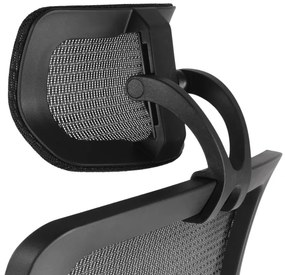 Kancelárska ergonomická stolička Neoseat BROOKE — čierna, nosnosť 150 kg