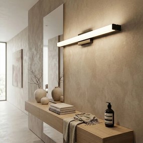 Toolight Toolight, LED nástenné svietidlo 80 cm, 13W, 1000lm, 4000K, APP1856-1W, čierna, OSW-66009