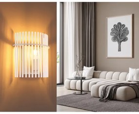 Globo 15698WB - Nástenné svietidlo GORLEY 1xE27/60W/230V