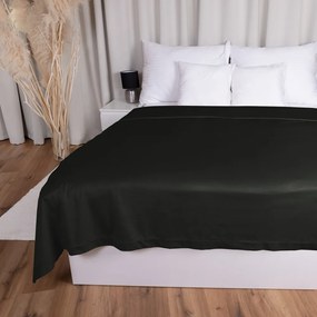 Biante Zamatový prehoz na posteľ Velvet Prémium SVP-014 Čiernozelený Na mieru