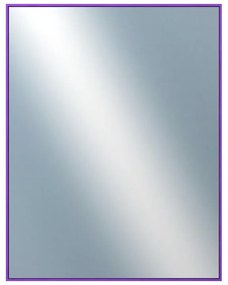 DANTIK - Zrkadlo v rámu, rozmer s rámom 70x90 cm z lišty Hliník modrá m. (7002242)