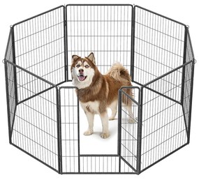 Ohrádka pro zvířata Lumea 210 cm černá