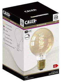 Calex E27 G80 3,8W LED filament flex 821 zlatá dim