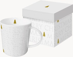 Vianočný hrnček z nového kostného porcelánu Trend