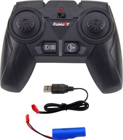 LEAN Toys Poľnohospodársky traktor s diaľkovým ovládaním RC s lisom na balíky 1:24