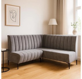 Rohová lavica Romero 140x200 (sivá) (L). Akcia -20%. Vlastná spoľahlivá doprava až k Vám domov. 1129955