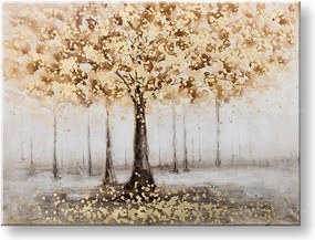 Maľovaný obraz na stenu STROM 1 dielny YOBCWFTR047 - 120x90 cm