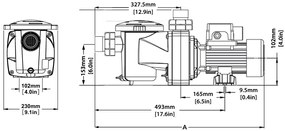 Bazénové čerpadlo 4 m³/hod PENTAIR FREEFLO 1/3 HP
