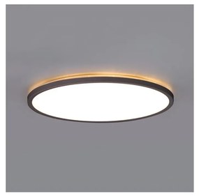 Kobi LED kúpeľňové stropné svietidlo NIVERA LED/12W/230V IP54 pr. 22,5 cm čierne KB0547