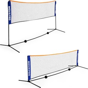 MOVEPRO Univerzálna sieť 3v1 305×140 cm – nastaviteľná, prenosná badminton/volejbal/tenis