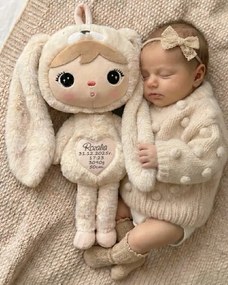 Mojkáčik - Bábika zajačik béžová 50 cm