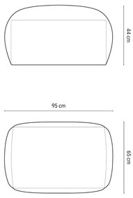 Zelená modulárna podnožka Martina – Micadoni Home