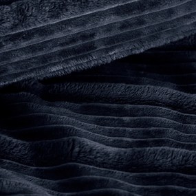 FLANELOVÁ DEKA NINA 150X200 CM TMAVOMODRÁ