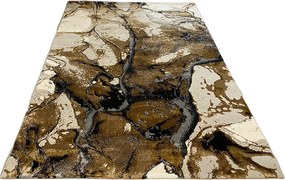 HU Sivo-hnedý moderný koberec Artiste 25323A-Hnedošeda Rozmer: 80x150 cm