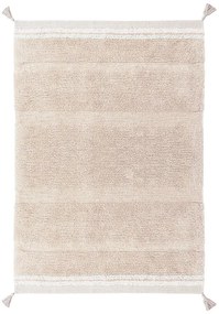 Svetloružový prateľný ručne tkaný bavlnený koberec 120x160 cm Bloom Rose – Lorena Canals