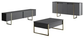 Skrinka Luxe Anthracite and Gold