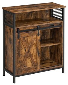 Kuchynská skrinka VASAGLE s posuvnými dvierkami LSC089B01