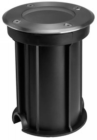 Vonkajšie nájazdové svietidlo LUKKA CONNECT 1xGU10/4W/230V IP67 matný chróm guľatý