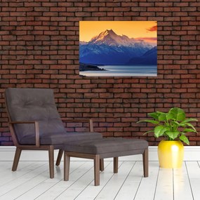 Obraz - Jazero Pukaki (70x50 cm)