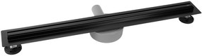 Rea Neox Slim Pro, sprchový odtokový žľab 90cm, čierna matná, REA-G2711