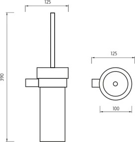 Nimco WC kefa BORMO - BR 11094K-26