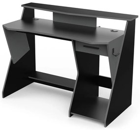 IDEA nábytok PC stôl SKIN sivý/čierny