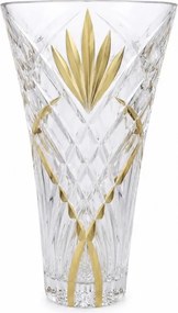 KRIŠTÁĽOVÁ VÁZA PRESTIGE MELODIA GOLD FAN 300MM
