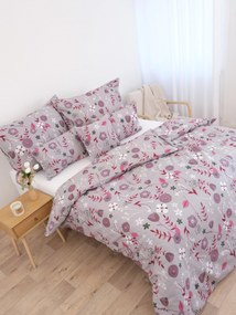 Bavlnené obliečky Renforcé - Dora šedá