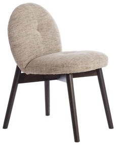Béžové čalúnené jedálenské kreslá v súprave 2 ks Sinosa – Light &amp; Living