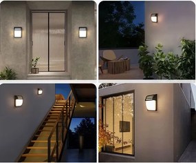 Toolight Toolight, nástenné svietidlo 24,5x18 cm, 1xE27, RSL013-1W, čierna, OSW-10246