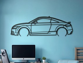 drevko Obraz na stenu TT RS Quattro Rozmer obrazu: 27,5 x 86 cm, Farba dekorácie: Čierna