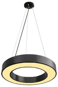 LED Stmievateľný luster na lanku LED/45W/230V 3000-6500K čierna + diaľkové ovládanie