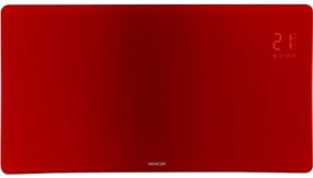 Sencor - Inteligentný elektrický priamy ohrievač/konvektor 1200/2400 W, 230 V, IP24, Wi‑Fi, červený